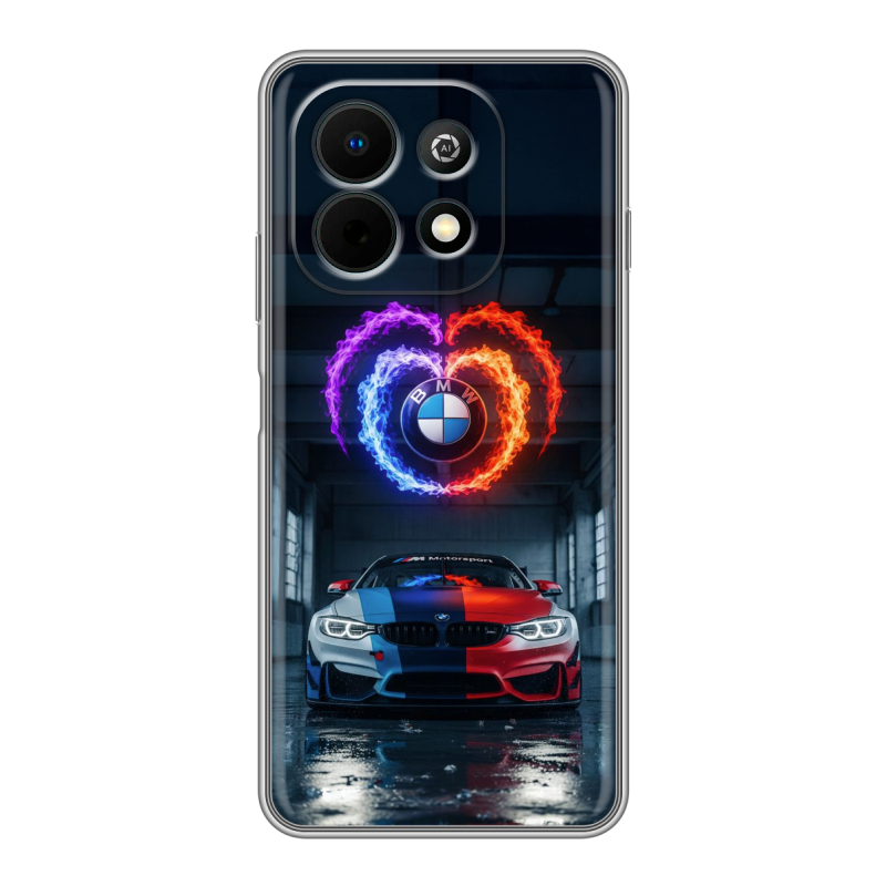Силиконовый чехол на Huawei Nova Y74 с принтом BMW БМВ Силиконовый чехол на Huawei Nova Y74 с принтом BMW БМВ