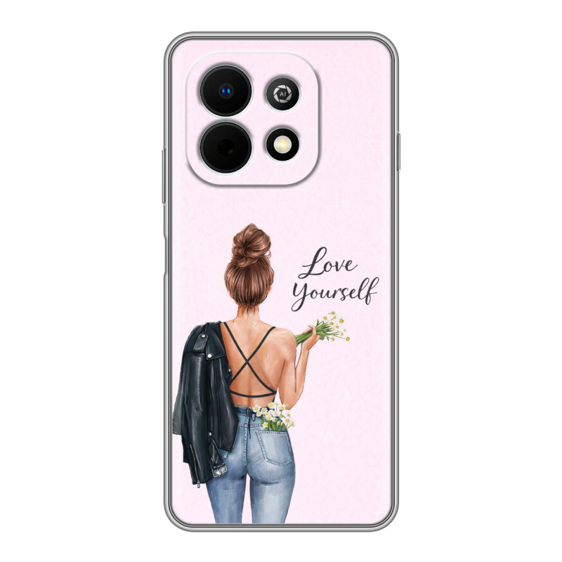 Силиконовый чехол на Huawei Nova Y74 с принтом женский Силиконовый чехол на Huawei Nova Y74 с принтом женский