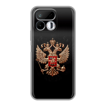 Силиконовый чехол на Realme 16T с принтом Герб России Силиконовый чехол на Realme 16T с принтом Герб России
