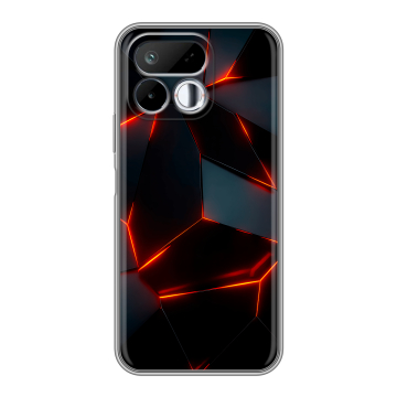 Силиконовый чехол на Realme 16T с принтом Яркие абстракции Силиконовый чехол на Realme 16T с принтом Яркие абстракции