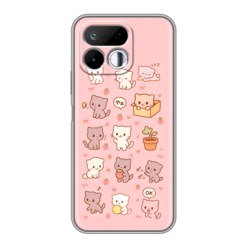 Силиконовый чехол на Realme 16T с принтом Hello Kitty Хелоу Кити