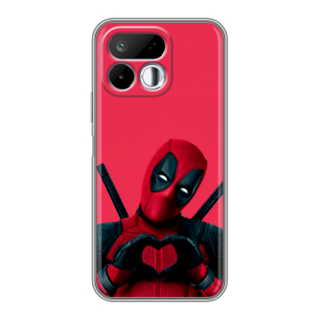 Силиконовый чехол на Realme 16T с принтом Дедпул Deadpool