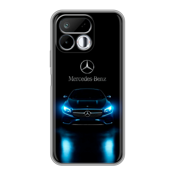 Силиконовый чехол на Realme 16T с принтом Mercedes Мерседес Силиконовый чехол на Realme 16T с принтом Mercedes Мерседес