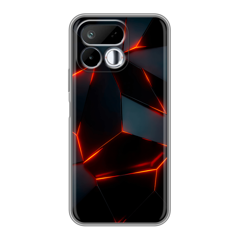 Силиконовый чехол на Realme 16T с принтом Яркие абстракции Силиконовый чехол на Realme 16T с принтом Яркие абстракции
