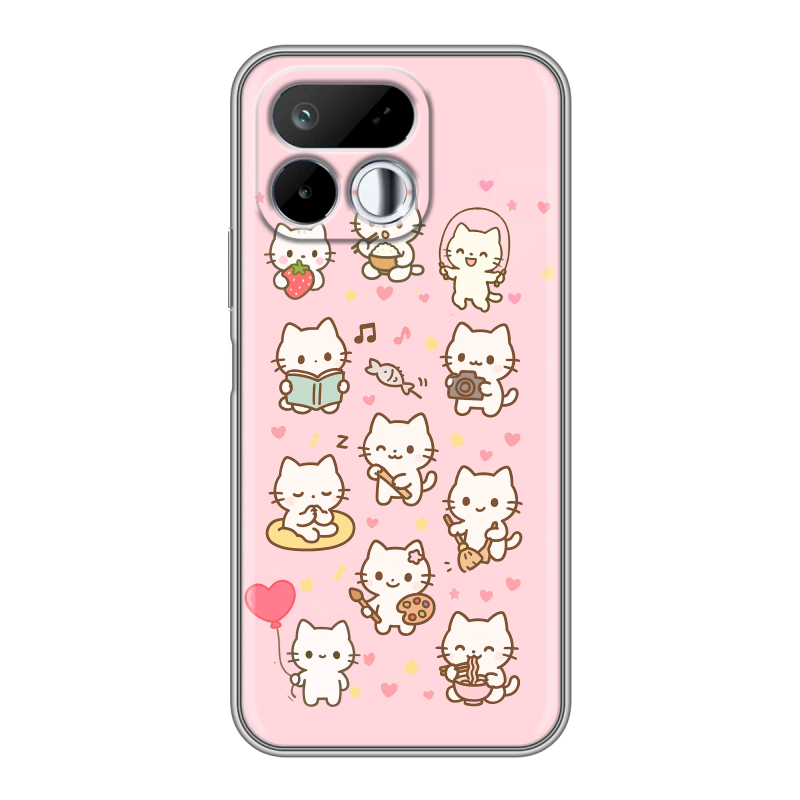 Силиконовый чехол на Realme 16T с принтом Hello Kitty Хелоу Кити Силиконовый чехол на Realme 16T с принтом Hello Kitty Хелоу Кити