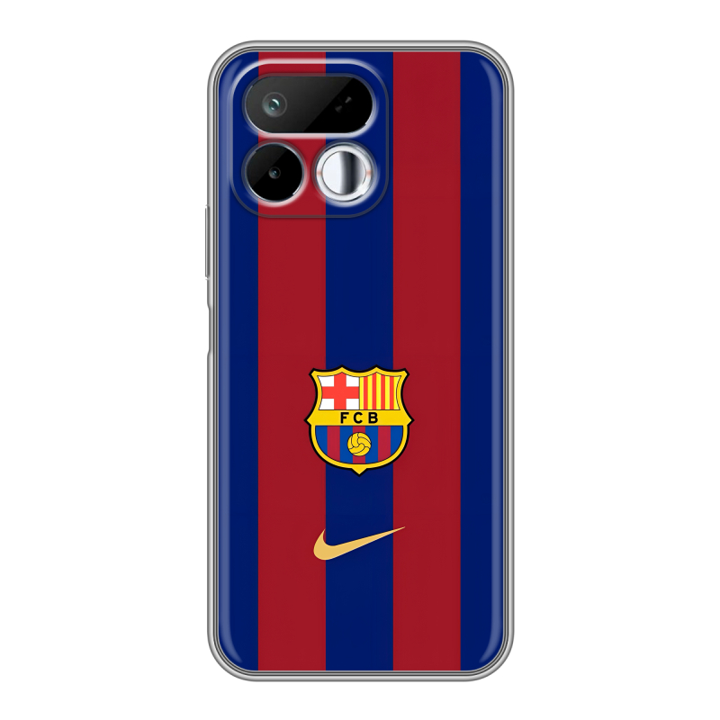 Силиконовый чехол на Realme 16T с принтом Барселона Barcelona Силиконовый чехол на Realme 16T с принтом Барселона Barcelona