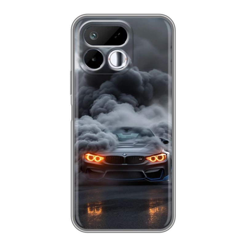 Силиконовый чехол на Realme 16T с принтом BMW БМВ Силиконовый чехол на Realme 16T с принтом BMW БМВ
