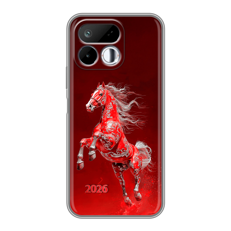 Силиконовый чехол на Realme 16T с принтом Новый год Силиконовый чехол на Realme 16T с принтом Новый год