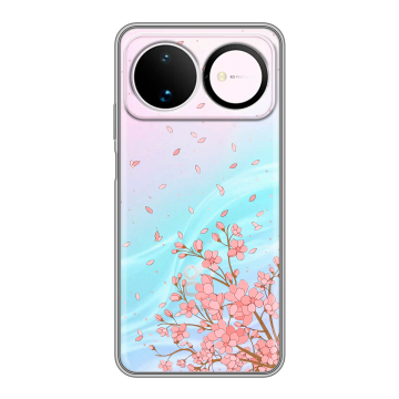Силиконовый чехол на Huawei Nova 16 с принтом Ветка сакуры