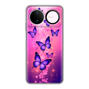 Силиконовый чехол на Huawei Nova 16 с принтом Бабочки