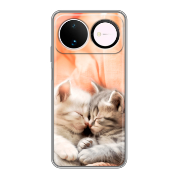 Силиконовый чехол на Huawei Nova 16 с принтом Котята