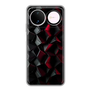 Силиконовый чехол на Huawei Nova 16 с принтом Абстракция