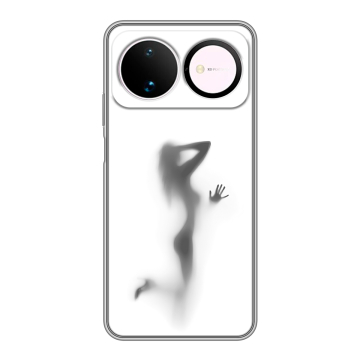 Силиконовый чехол на Huawei Nova 16 с принтом Силуэт