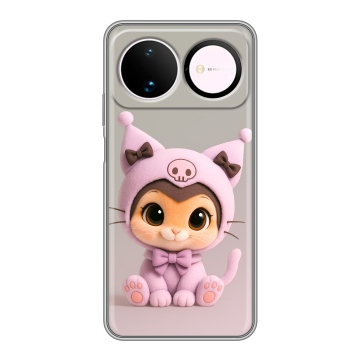Силиконовый чехол на Huawei Nova 16 с принтом Куроми Kuromi 