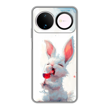 Силиконовый чехол на Huawei Nova 16 с принтом кролик зайчик