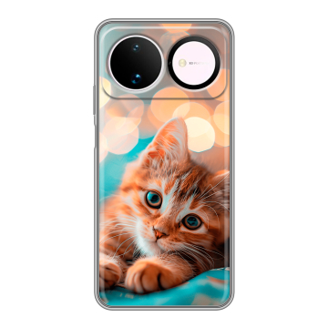 Силиконовый чехол на Huawei Nova 16 с принтом котик