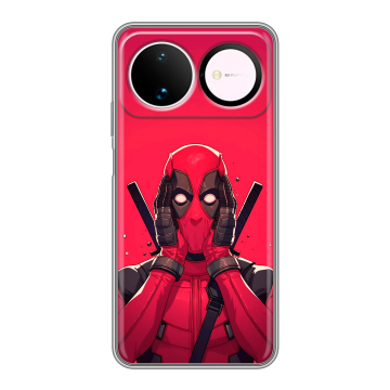 Силиконовый чехол на Huawei Nova 16 с принтом Дедпул Deadpool