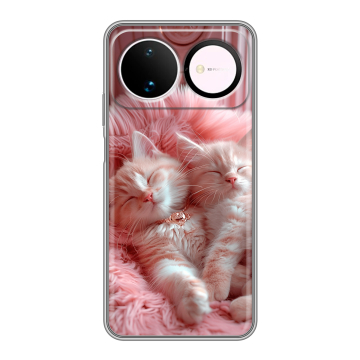 Силиконовый чехол на Huawei Nova 16 с принтом котята котики