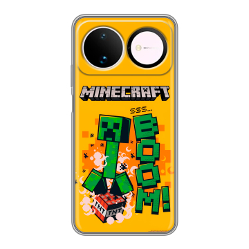 Силиконовый чехол на Huawei Nova 16 с принтом Майнкрафт Minecraft