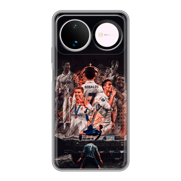 Силиконовый чехол на Huawei Nova 16 с принтом Реал Роналдо Real Ronaldo