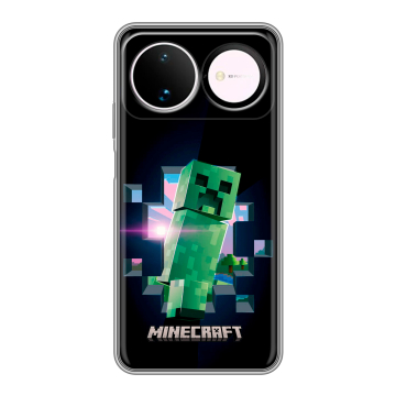 Силиконовый чехол на Huawei Nova 16 с принтом Майнкрафт Minecraft
