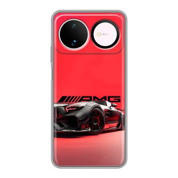 Силиконовый чехол на Huawei Nova 16 с принтом Мерседес Mercedes AMG Силиконовый чехол на Huawei Nova 16 с принтом Мерседес Mercedes AMG