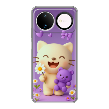 Силиконовый чехол на Huawei Nova 16 с принтом для девочек