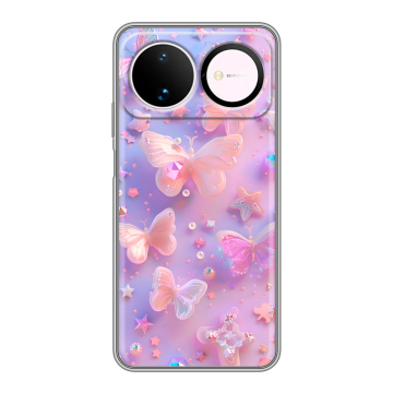 Силиконовый чехол на Huawei Nova 16 с принтом Бабочки