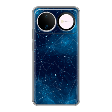 Силиконовый чехол на Huawei Nova 16 с принтом Космос звезды Силиконовый чехол на Huawei Nova 16 с принтом Космос звезды