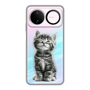 Силиконовый чехол на Huawei Nova 16 с принтом Котенок