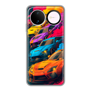Силиконовый чехол на Huawei Nova 16 с принтом Тачки Силиконовый чехол на Huawei Nova 16 с принтом Тачки
