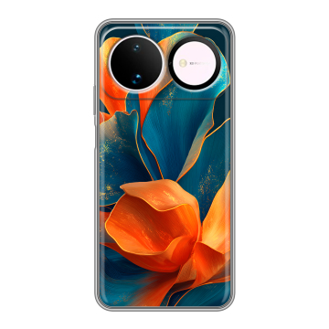 Силиконовый чехол на Huawei Nova 16 с принтом Цветы Силиконовый чехол на Huawei Nova 16 с принтом Цветы