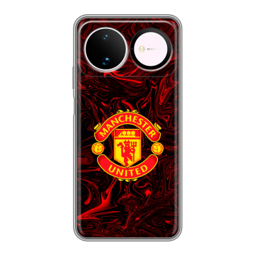 Силиконовый чехол на Huawei Nova 16 с принтом Manchester United Силиконовый чехол на Huawei Nova 16 с принтом Manchester United