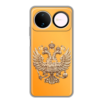 Силиконовый чехол на Huawei Nova 16 с принтом Герб Флаг России Силиконовый чехол на Huawei Nova 16 с принтом Герб Флаг России