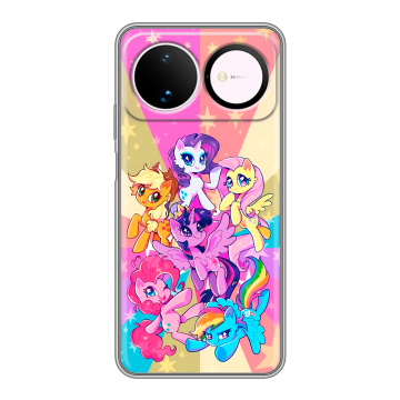 Силиконовый чехол на Huawei Nova 16 с принтом My little pony Дружба чудо