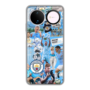 Силиконовый чехол на Huawei Nova 16 с принтом Man City Манчестер Сити Силиконовый чехол на Huawei Nova 16 с принтом Man City Манчестер Сити
