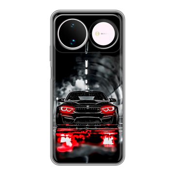 Силиконовый чехол на Huawei Nova 16 с принтом BMW БМВ