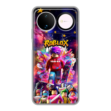 Силиконовый чехол на Huawei Nova 16 с принтом Roblox Роблокс