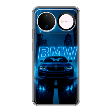 Силиконовый чехол на Huawei Nova 16 с принтом BMW БМВ