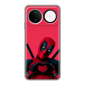 Силиконовый чехол на Huawei Nova 16 с принтом Дедпул Deadpool