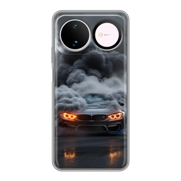 Силиконовый чехол на Huawei Nova 16 с принтом BMW БМВ