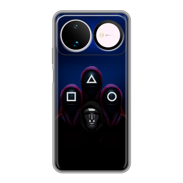Силиконовый чехол на Huawei Nova 16 с принтом Игра Кальмара Силиконовый чехол на Huawei Nova 16 с принтом Игра Кальмара