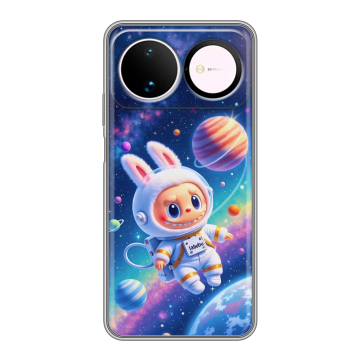 Силиконовый чехол на Huawei Nova 16 с принтом Labubu Лабубу