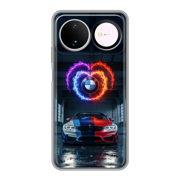 Силиконовый чехол на Huawei Nova 16 с принтом BMW БМВ