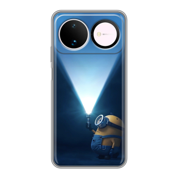 Силиконовый чехол на Huawei Nova 16 с принтом Миньоны
