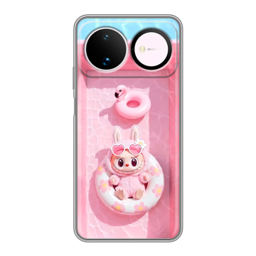 Силиконовый чехол на Huawei Nova 16 с принтом Labubu Лабубу