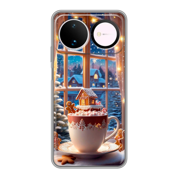 Силиконовый чехол на Huawei Nova 16 с принтом Новый год Силиконовый чехол на Huawei Nova 16 с принтом Новый год