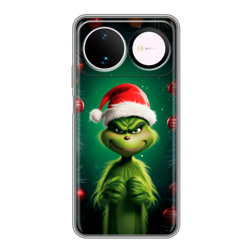 Силиконовый чехол на Huawei Nova 16 с принтом Гринч Новый год Рождество Силиконовый чехол на Huawei Nova 16 с принтом Гринч Новый год Рождество