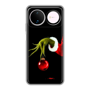 Силиконовый чехол на Huawei Nova 16 с принтом Новый год Гринч Силиконовый чехол на Huawei Nova 16 с принтом Новый год Гринч