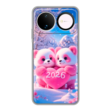 Силиконовый чехол на Huawei Nova 16 с принтом Новый год Силиконовый чехол на Huawei Nova 16 с принтом Новый год